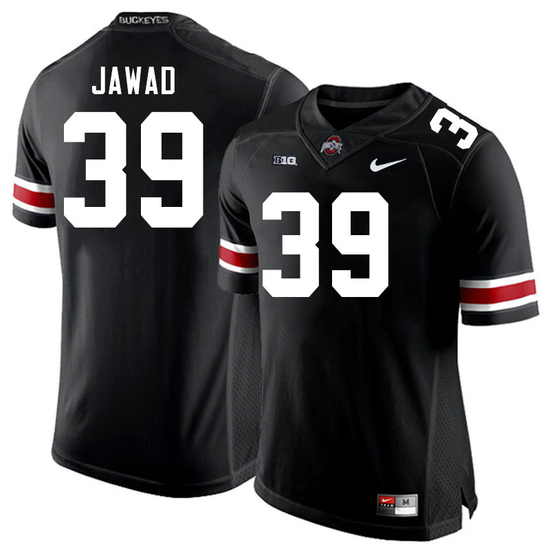 Men #39 Hadi Jawad Ohio State Buckeyes College Football Jerseys Stitched-Black